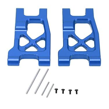 Imagem de VGEBY RC Front Rear Swing Arms, 1/18 RC Aluminum Alloy Front Rear Suspension Arm for Traxxas Latrax Teton for Desert Prerunner(Blue)