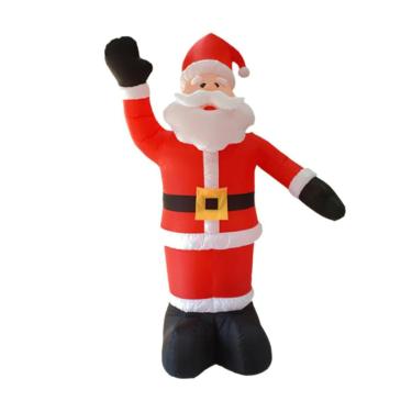 Imagem de Yardwe Papai Noel Inflável Para o Natal Papai Noel Decoração Inflável Favor De Festa De Natal Papai Noel Inflável Gigante Decoração De Natal Modelo