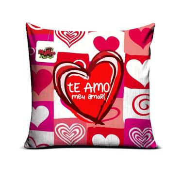 Imagem de Almofada 40x40 Te Amo Meu Amor Presente Dia dos Namorados