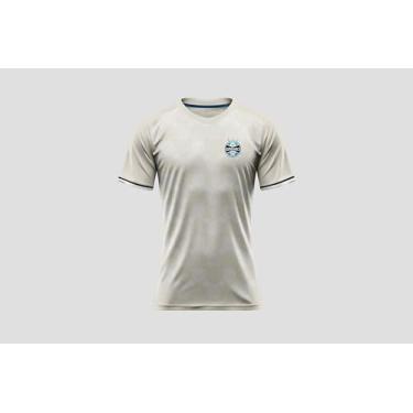 Imagem de Camiseta Grêmio Escudo Masculina, Off White, GG
