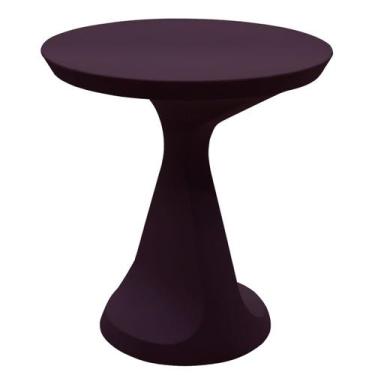 Imagem de Mesa Tramontina Salut em Polietileno Marrom Café