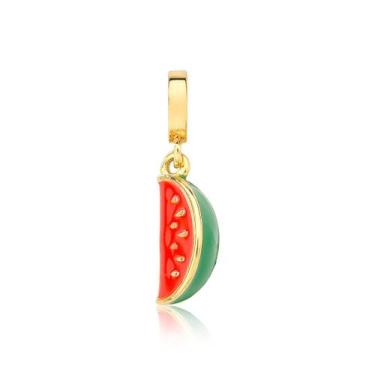 Imagem de Charm Fatia de Melancia Revestido em Ouro - VL ACCESSOIRES