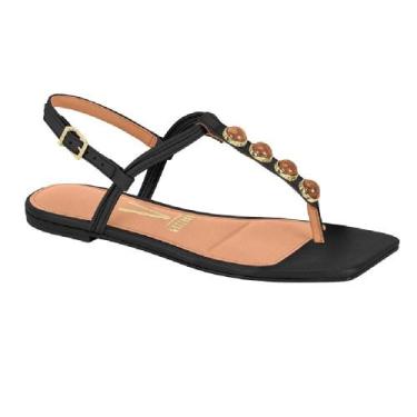 Imagem de Sandalia vizzano rasteirinha ref 6513.112.7286 feminino, 35, Preto
