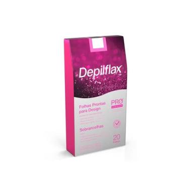 Imagem de Folhas Prontas Cera Depilação Design Sobrancelhas Depilflax
