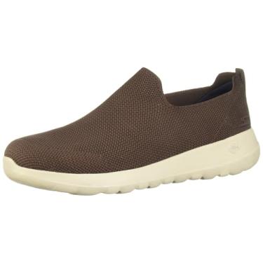 Imagem de Skechers womens Go Walk Max-athletic Air Mesh Slip on Walking Shoe Sneaker, Brown, 10.5 US