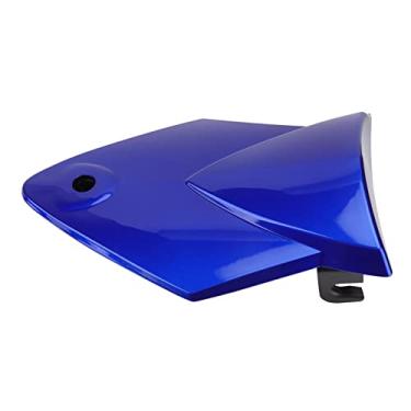 Imagem de GRCFUMO Moto Traseiro Assento Cowl, Elegante Traseiro Passageiro Carenagem Cauda Tampa, Decorativo Assento Traseiro Capa Cowl para S1000RR 2009 a 2014 (Azul)