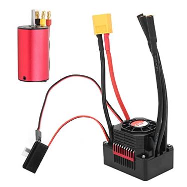 Imagem de Motor Sem Escova RC, 2845 3800kV Sem Sensor 45a ESC Kit de Alta Velocidade Rolamentos ABEC5 Conector de Ouro de 3,5 Mm para 1/10 1/12 Carros RC