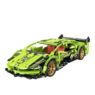Imagem de Blocos de Construção para Montar e Desmontar 452 peças, Kit de Construção, Brinquedo Criativo Presente para Crianças e Adultos, Brinquedos Educativos de Engenharia e Construção (Lamborghini,)