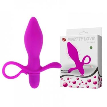 Imagem de Plug Anal Em Silicone 10 Modos De Vibração Brinquedo Erótico Anal Discreto Vibrador Portátil PL040