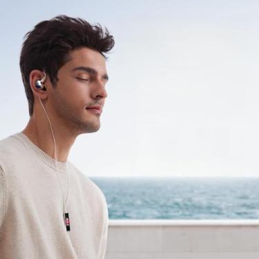 Imagem de Questyle Fones de ouvido intra-auriculares NHB12 Audiófilos compatíveis com dispositivo Apple, fones de ouvido sem perda certificados MFi, com e cancelamento de ruído, qualidade de som de estúdio de