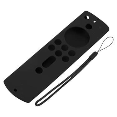 Imagem de Capa protetora de silicone, acesso total para controle remoto Fire TV Stick 4K 2018, leve, lavável, cordão, design de cifose, para animais de estimação e crianças