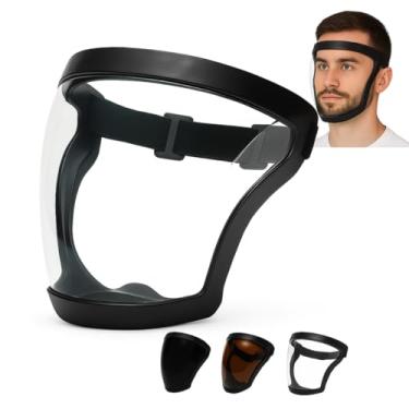 Imagem de Mascara Proteção Facial Para Airsoft E Roçadeira Epi Encaixa Anatômico Respiração Confortável