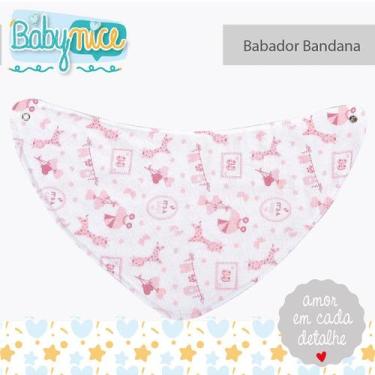 Imagem de Babador Bandana Baby Nice Giraffa - Estilo e Conforto para Bebês - MIN