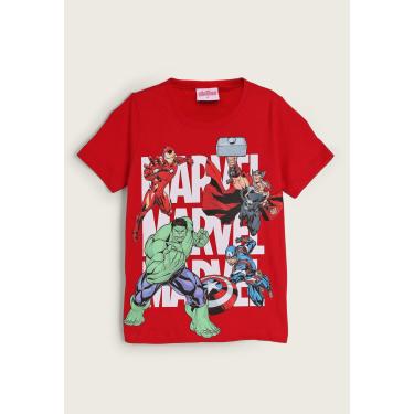 Imagem de Infantil - Camiseta Fakini Avengers Vermelha Fakini 102303587 menino