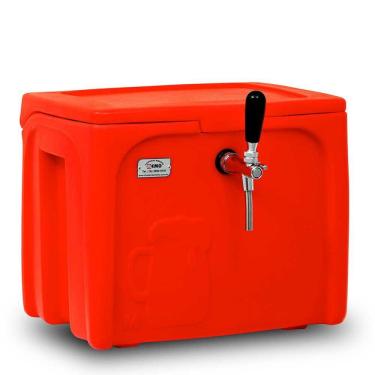 Imagem de Chopeira Gelo Memo Icefort Vermelha - 1 Torneira Italiana