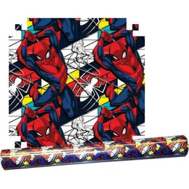 Imagem de Papel de Parede Plástico Adesivo SPIDER-MAN PVC 45CM X 10M - VMP