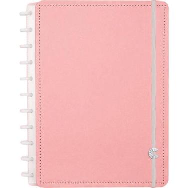 Imagem de Caderno Inteligente Grande Rose Pastel 80 Folhas