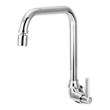 Imagem de Torneira Cozinha Parede Arejador Bica Móvel Metal C51 - TFC