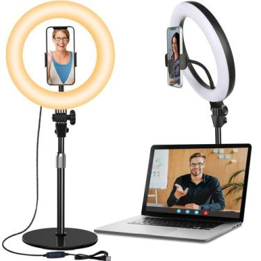 Imagem de Ring Light de Mesa Yarrashop 10,5 Polegadas com Suporte para Celular