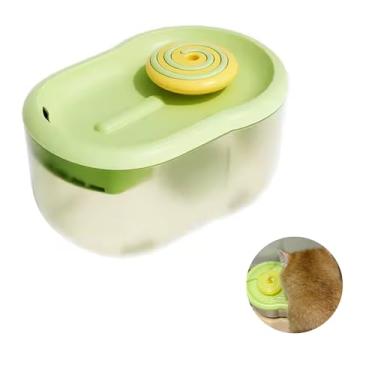 Imagem de Bebedouro Automático Pirulito 2,2L PETYC Verde Fonte de Água Para Gatos Silenciosa Divertida