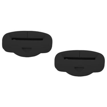 Imagem de Jinmanyuan Para BMW X5 X6 X7 Almofadas de cinto de segurança silicone 2018-2025 G05 G06 G07 Capa decorativa para cinto de segurança interior de carro acessórios anti-arranhões Blcak 2 peças