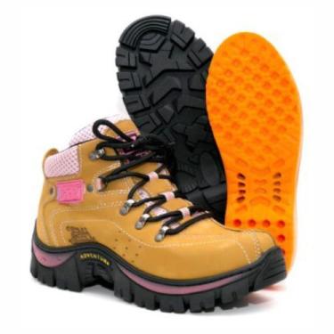 Imagem de Coturno Feminino - MAMG, Amarelo rosa, 38