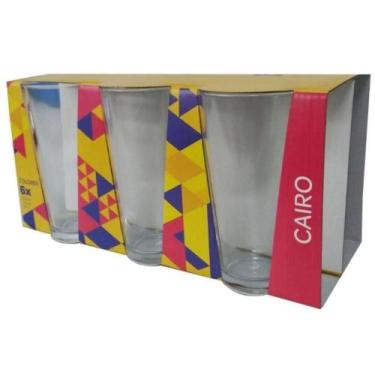 Imagem de Conjunto 6 Copos Cairo Long Drink 350ml 2281-Dislar - Nadir