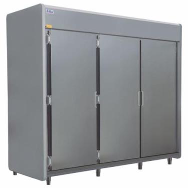 Imagem de Mini Câmara Fria 3 Portas 3000 Litros Inox RF058 Frilux 220V