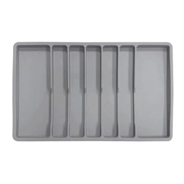 Imagem de Organizador de Talheres - Organização De Cozinha Em Silicone De Grande Capacidade - Organizador De Gaveta Para Utensílios - Para Quarto Apartamento Sala Quarto Talheres Joias Cosméticos