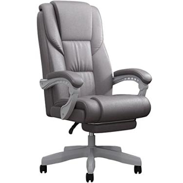 Imagem de Cadeira executiva cadeiras executivas para mesa de computador de pano nano tecnológico grande e alta, cadeira de escritório com encosto alto com apoio de braço, cadeira executiva moderna giratória