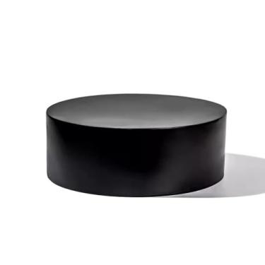 Imagem de Pedestal de exibição feminino - Rodapé redondo para lojas de roupas e lojas de noivas, base de plataforma de elevação para manequins, sapatos e bolsas (preto, 60 x 20 cm)