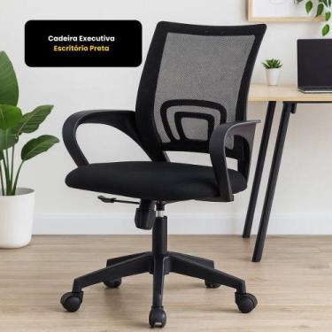 Imagem de Cadeira Executiva Preta - IDEAL.