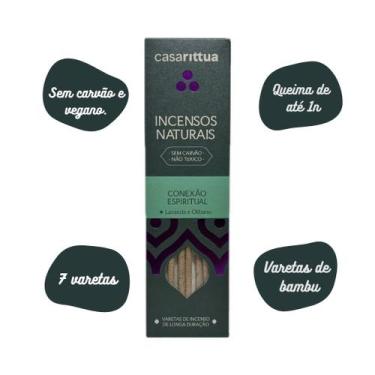 Imagem de Incenso Natural Casa Rittua Conexão Espiritual Lavanda e Olibano