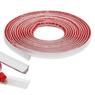 Imagem de Fita de acabamento flexível em PVC NeatiEase 1,3 cm x 3 m branca autoa
