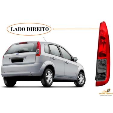 Imagem de Lanterna Traseira Fiesta Hatch 2007 2008 2009 2010 2011 2012 2013 2014 Bicolor Cristal LADO DIREITO 