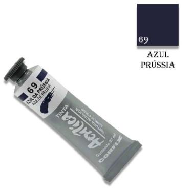 Imagem de Tinta Acrílica 37ml 069 Azul da Prussia Corfix