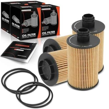 Imagem de A-Premium Filtro de óleo de proteção 10K Miles compatível com Ram 1500 2014-2018, 1500 Classic 2019 e Jeep Series WK2 Grand Cherokee 2014-2020, conjunto de 4 peças, substituição # K68109834AA,