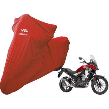 Imagem de Capa De Cobrir Moto Honda CB 500 X Não Risca Pintura - Mz, Vermelha