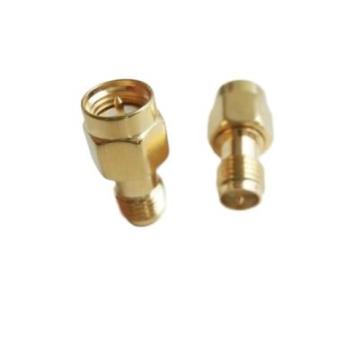 Imagem de 10Pcs SMA Macho Plug Para RP SMA RPSMA Fêmea Jack Plug Pin Adaptador de Conector Reto