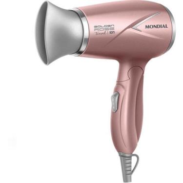 Imagem de Secador de Cabelo Golden Rose 1200W Bivolt com Tourmaline íon e Cabo D