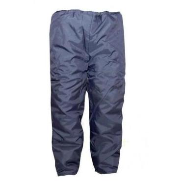Imagem de Calça Térmica Frigorífica Impermeável -25º - FIGPLAST, M, Azul