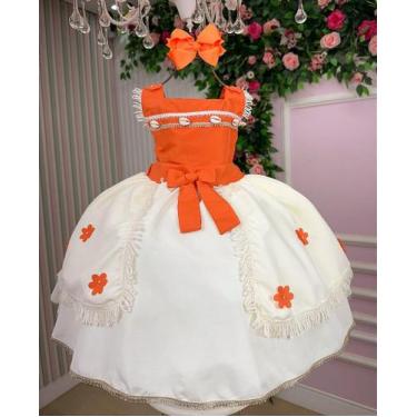 Imagem de Vestido Moana Tematicos Kids Infantil Festa Luxo - Fabuloso Ateliê, 12