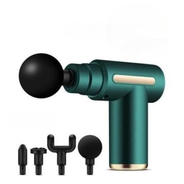 Imagem de Mini Massageador Portátil Profissional Muscular 6 Velocidade(Verde)