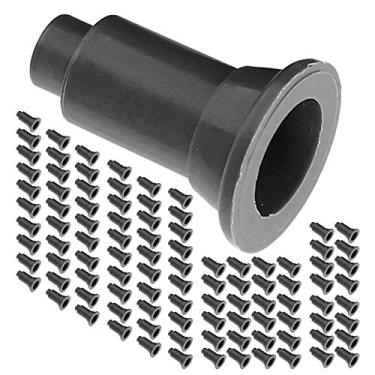 Imagem de ZJchao Almofadas de Isolamento, Pés de Isolamento de Plataforma Giratória, Aquário de 100 Unidades Com Estabilidade para Divisor de Tanque de Peixes (Preto)