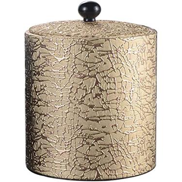 Imagem de Liusj JUnst Baldes de gelo Feiyx 1,3L, inoxidável, filtro incluído mantém o gelo frio e seco, ótimo para bar doméstico, balde de gelo isolado ideal para segurar gelo