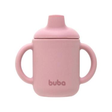 Imagem de Copo de Transicao Silicone 120ml Rosa Buba 18844 - Bebe 6 Meses+