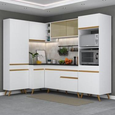 Imagem de Cozinha Completa De Canto Veneza Gw Mp2050 Branca - MULTIMOVEIS