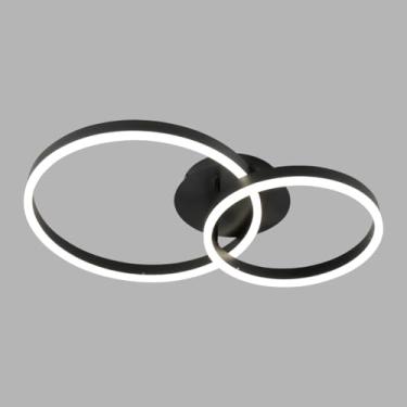 Imagem de Plafon Luminária Lumier Aragon 60x40 40w 3200lm 3000K | 4000K | 6000K (Preto)