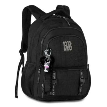 Imagem de Mochila de Costas Escolar Feminina Rebecca Bonbon Sweet Dreams, Preto