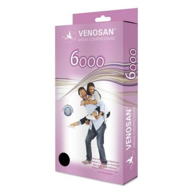 Imagem de Meia Panturrilha Ad 20-30 Ponteira Fechada 6000 - VENOSAN, Bege, P